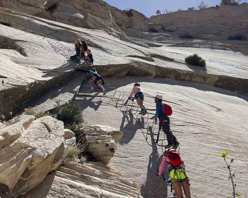 Via Ferrata Climb & Rappel Tour Near Zion National Park