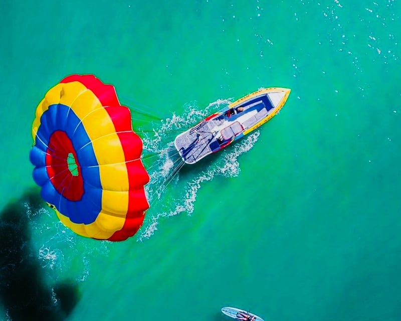 Parasail Over Clearwater Beach