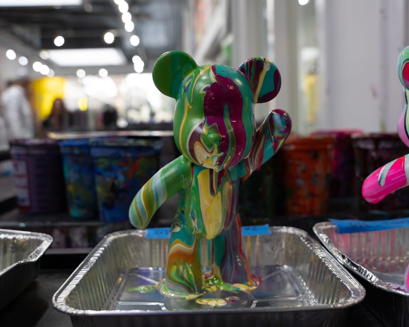 Create a Drip Bear Art Piece in Atlanta