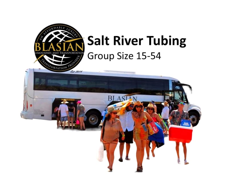 Private Round-Trip Salt River Tubing Shuttle from Phoenix