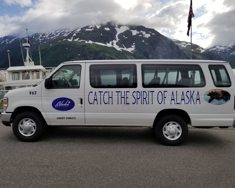 Anchorage to Seward 3-Hour Shared Van Transfer