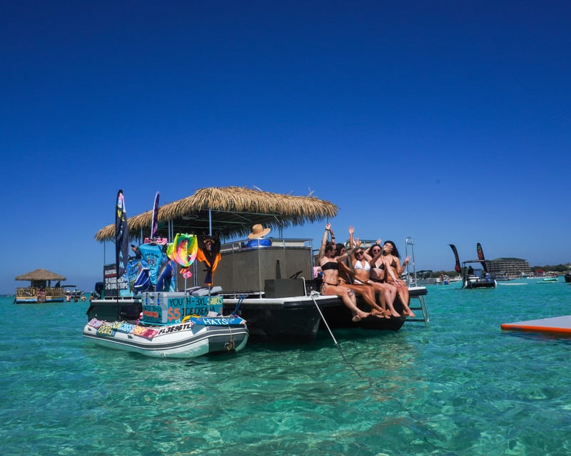 Crab Island 4-Hour Private Tiki Charter