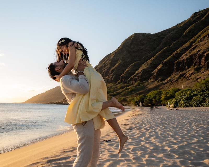Proposal & Engagement Photography Session on Oahu