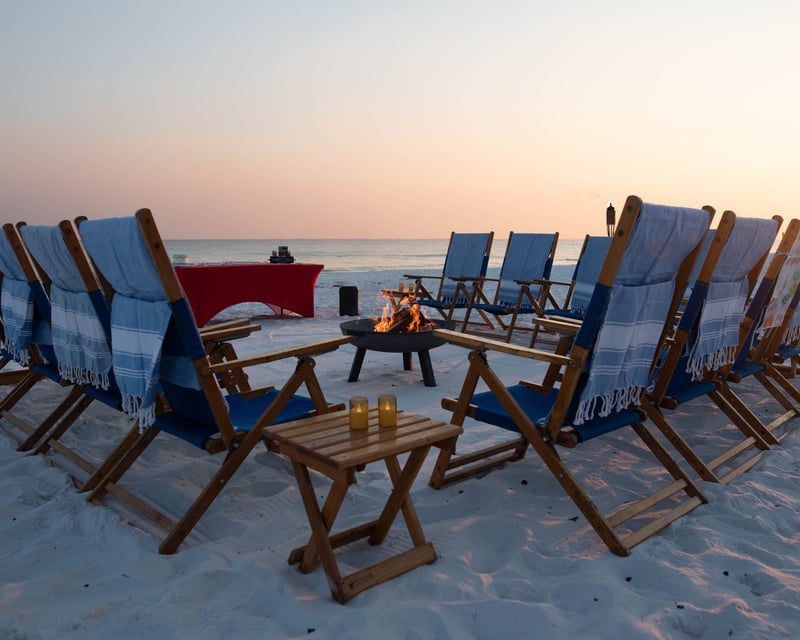 Private Sunset Beach Bonfire Near Destin