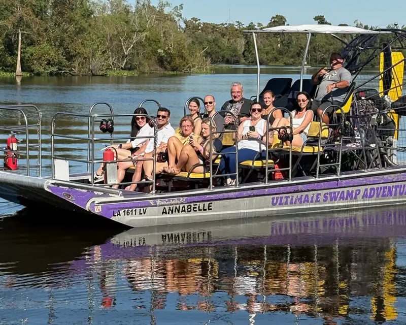 Large Airboat Swamp Tour in Westwego