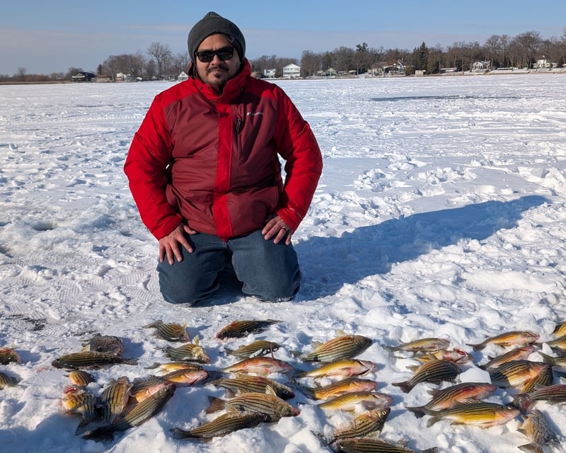 Private Full-Day Ice Fishing on the Fox Chain O'Lakes