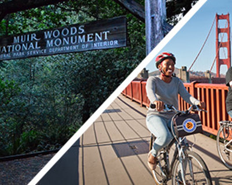 San Francisco Muir Woods Tour & Golden Gate Bridge Bike Ride