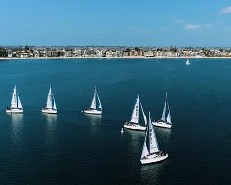 22' Sailboat Rental on Mission Bay, San Diego