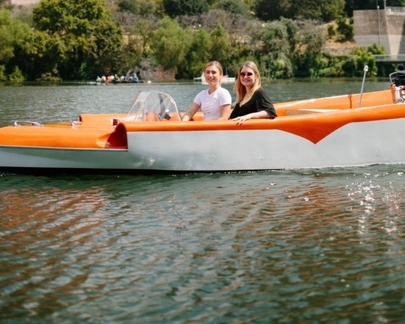 Retro Boat Rental on Lady Bird Lake
