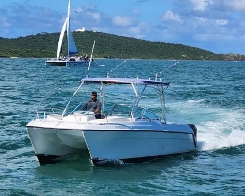 Private Island Snorkel & Beach Catamaran Tour in Fajardo