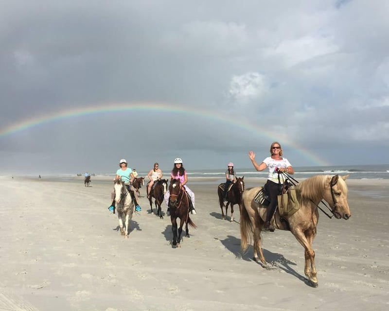 Private 1-Hour Beach Horseback Ride in Amelia Island