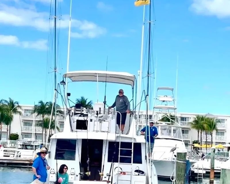 Private Key West Offshore Fishing Charter on 47' Hatteras