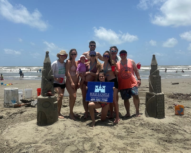 Private Sandcastle Building Lesson in Galveston