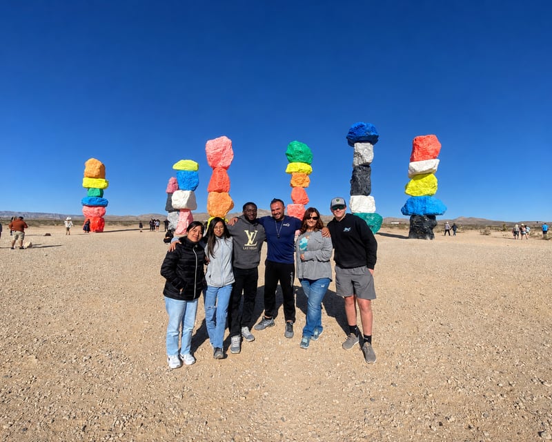 Las Vegas Red Rock Canyon & Seven Magic Mountains Day Tour