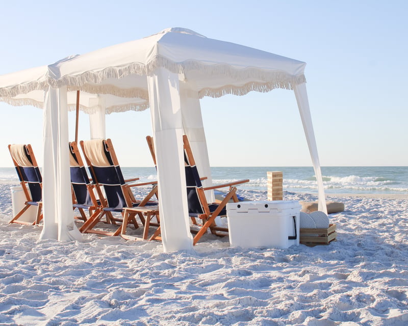 Beach Cabana Rental in Holmes Beach for 4