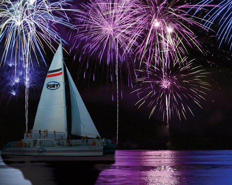 Sunset & Fireworks Sail in St. Augustine