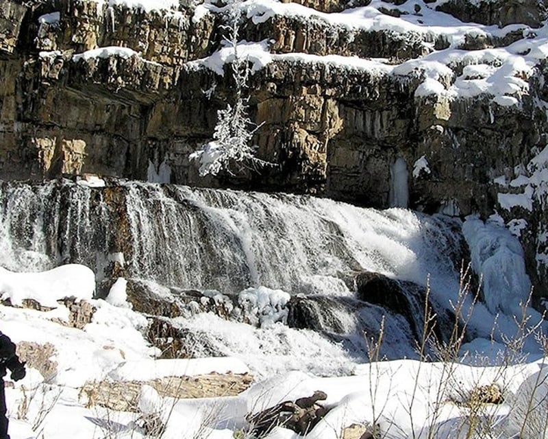 Private Snowmobile Tour to Granite Hot Springs