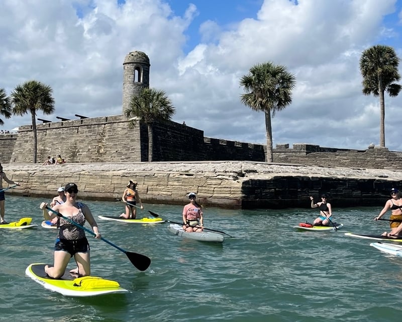 Paddleboard Tour with Lighthouse Views in St. Augustine