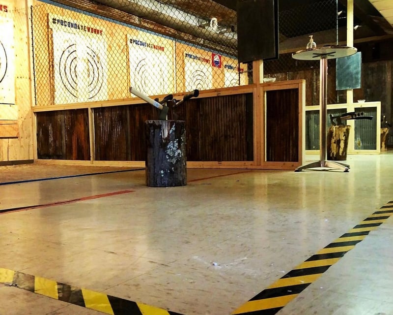 Indoor Axe Throwing with Coaching in Lakeville, PA