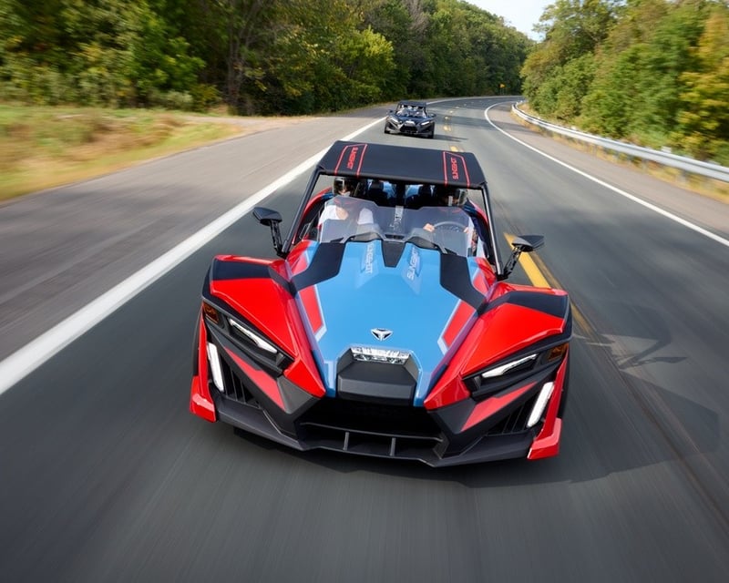 Polaris Slingshot Rental with Canvas Top in Lahaina, Maui