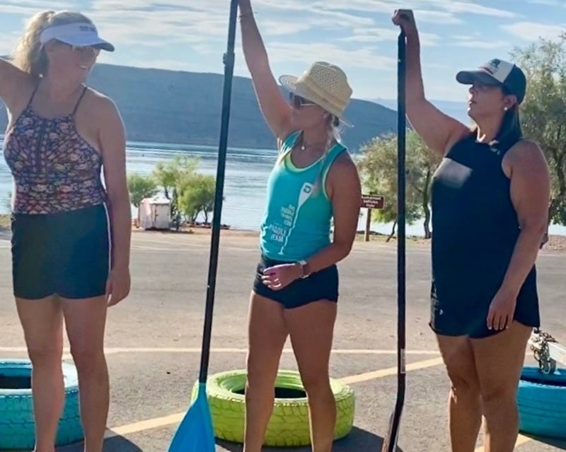 Paddle Skills Lesson in Hurricane