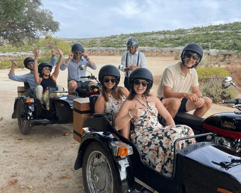 Ride a Sidecar Wine Tasting Tour in Paso Robles