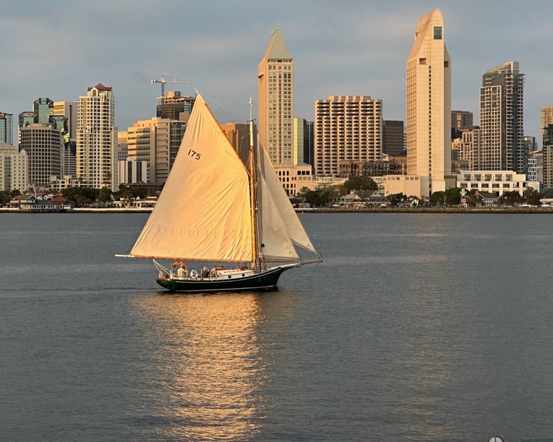 Private Classic Yacht Sailing Charter on San Diego Bay