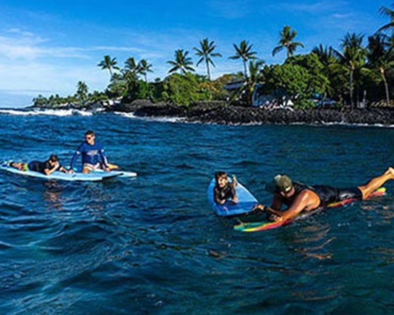 Private Group Surf Lesson in Kailua Kona