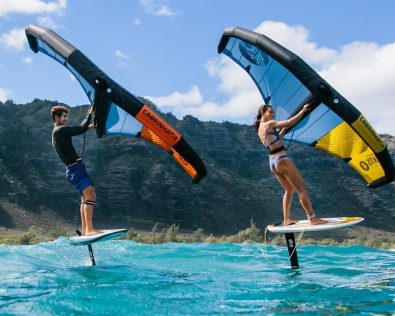 Private Wing Foil Lesson With eFoil Tow in Honolulu