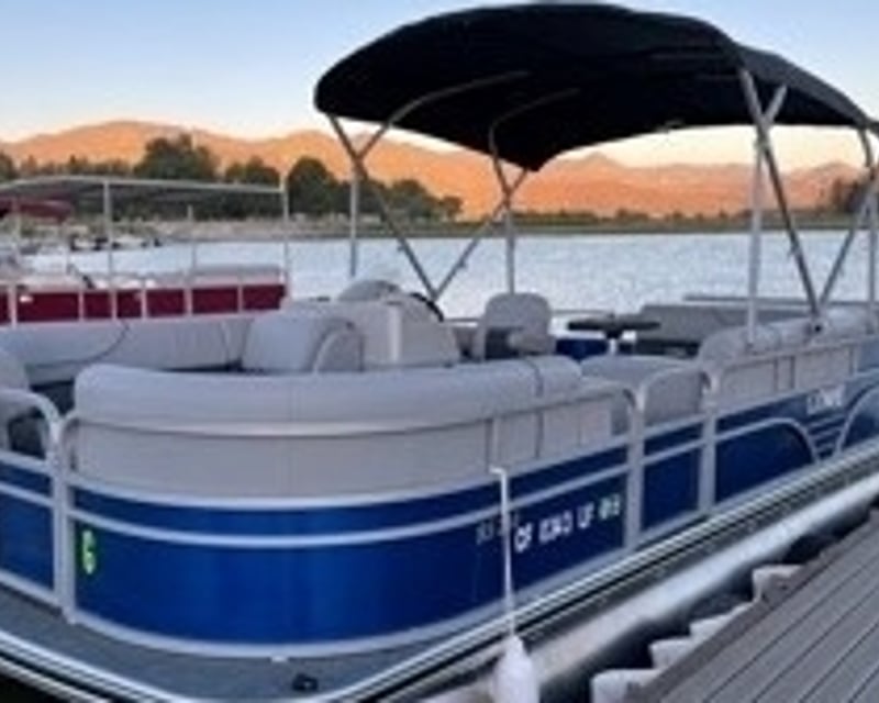 Fishing Pontoon Rental at Lake Hemet
