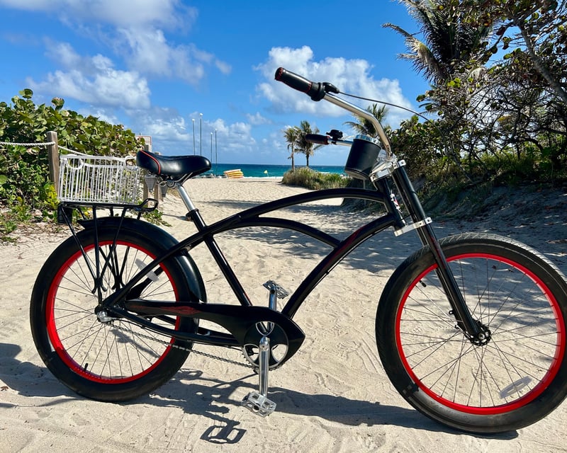 Fat Tire Beach Cruiser Bike Rental in Delray Beach