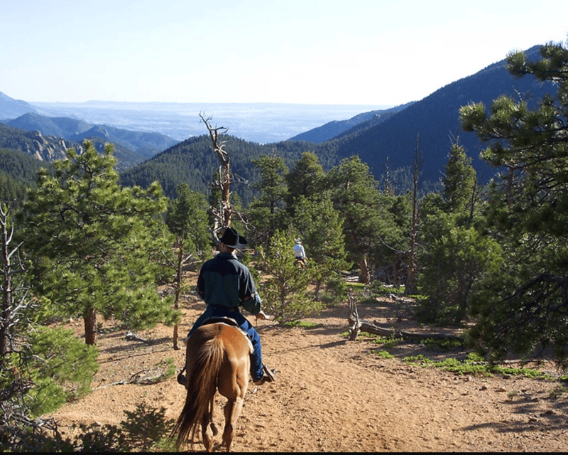 Mountain Horseback Trail Ride Near Colorado Springs