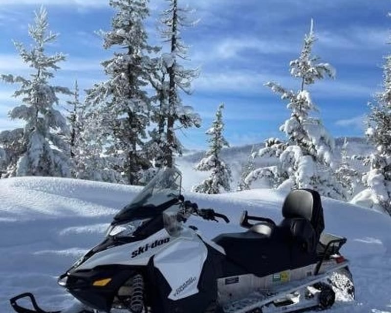 Full-Day Self-Tow Snowmobile Rental in Cle Elum