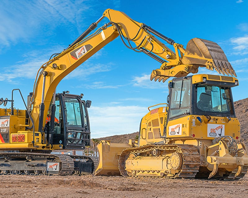 Group Excavator & Bulldozer Driving in Las Vegas