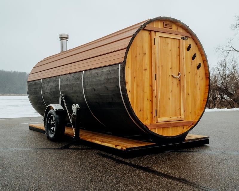Private Wood-Fired Sauna Delivered to You in Green Bay