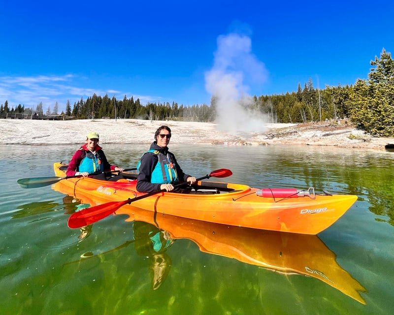 Yellowstone Lake Kayak Tour to West Thumb Geyser Basin