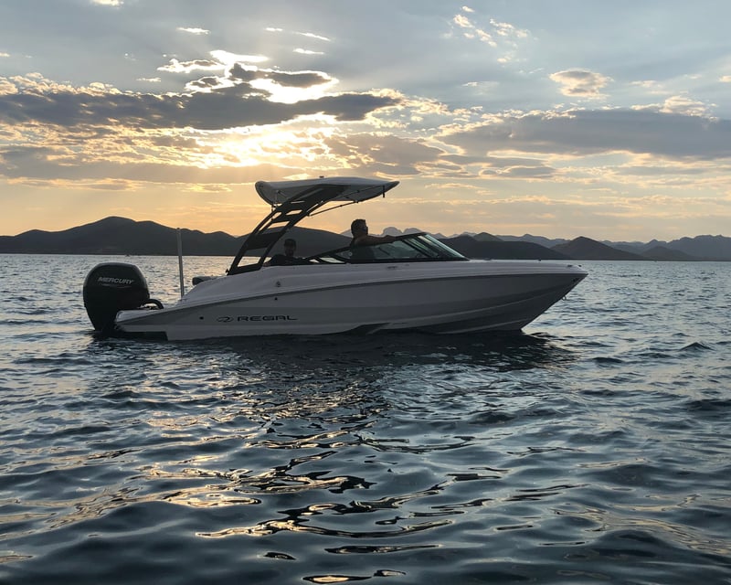 21' Regal Boat Rental at Pleasant Harbor, Peoria