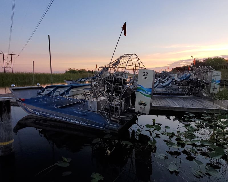 Private Sunrise Everglades Airboat Tour near Fort Lauderdale