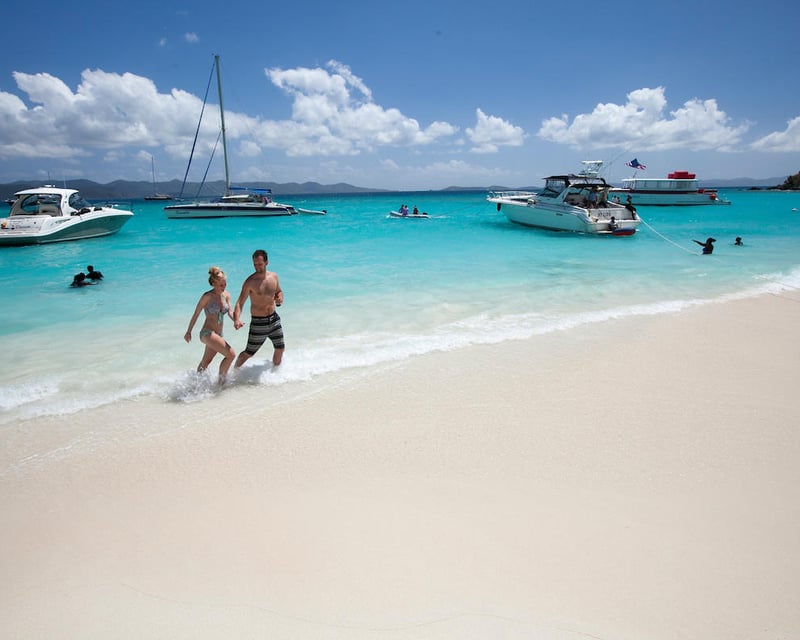 Full-Day Jost Van Dyke Catamaran & Snorkel from St. Thomas