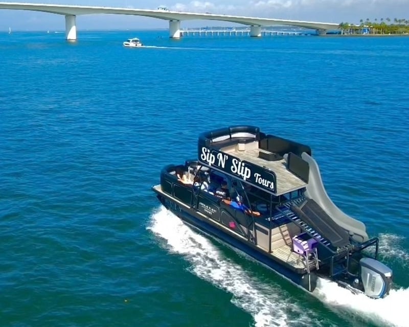 Private Siesta Key Boat Charter with Slide