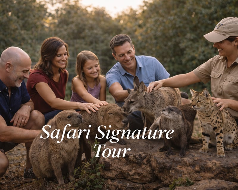 Hands-On Capybara & Kangaroo Encounter in Alva, FL