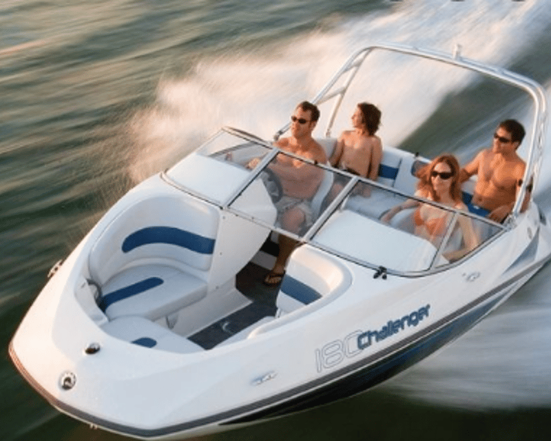Private Captained Speed Boat Rental on Jordan Lake
