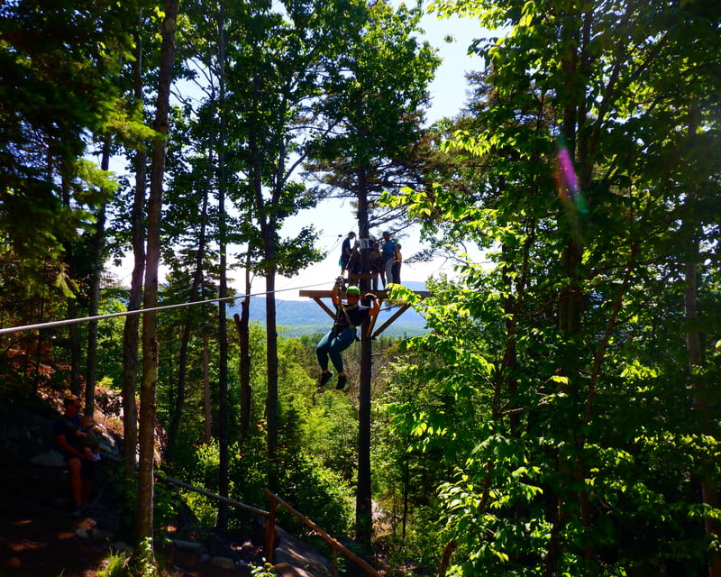 Lake Placid Guided Zipline Tour