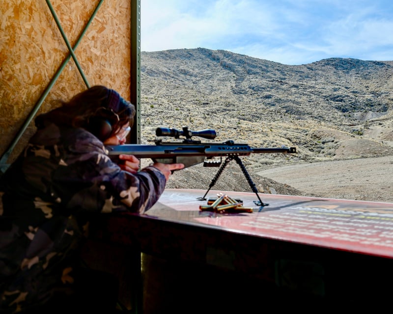 Outdoor Sniper Rifle Shooting Experience Near Las Vegas