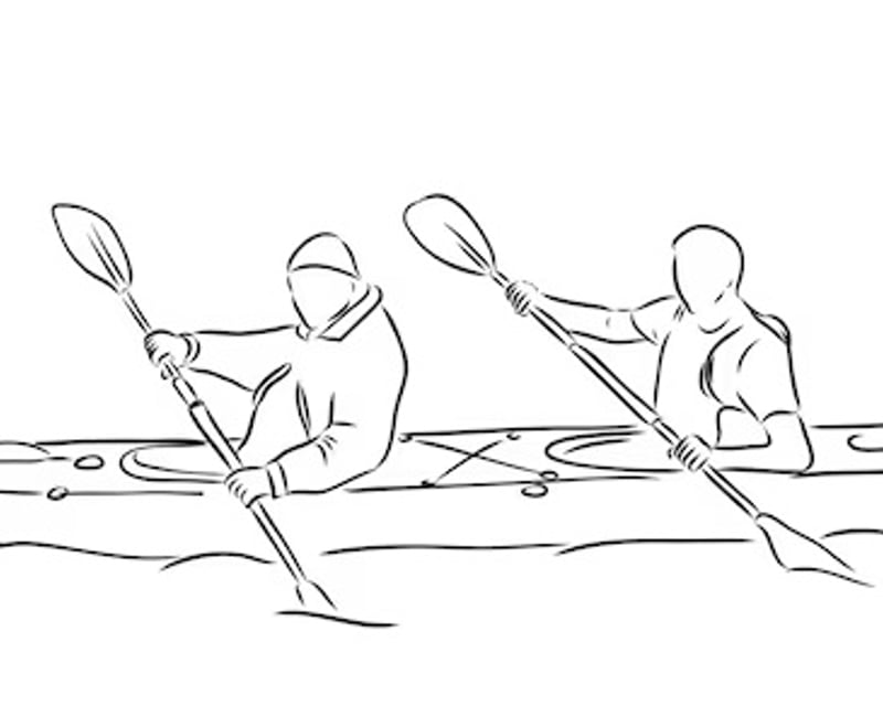 Double Kayak Rental on Lake Huron in East Tawas