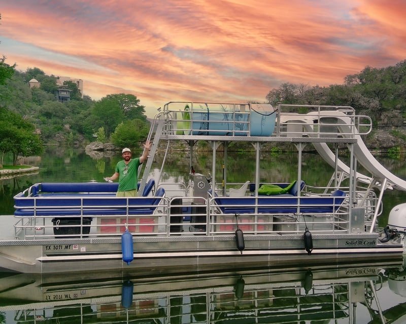 Lake Austin Double-Decker Pontoon Charter