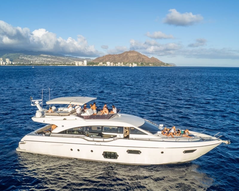 Private Sunset Sailing Charter on 69' Yacht in Honolulu