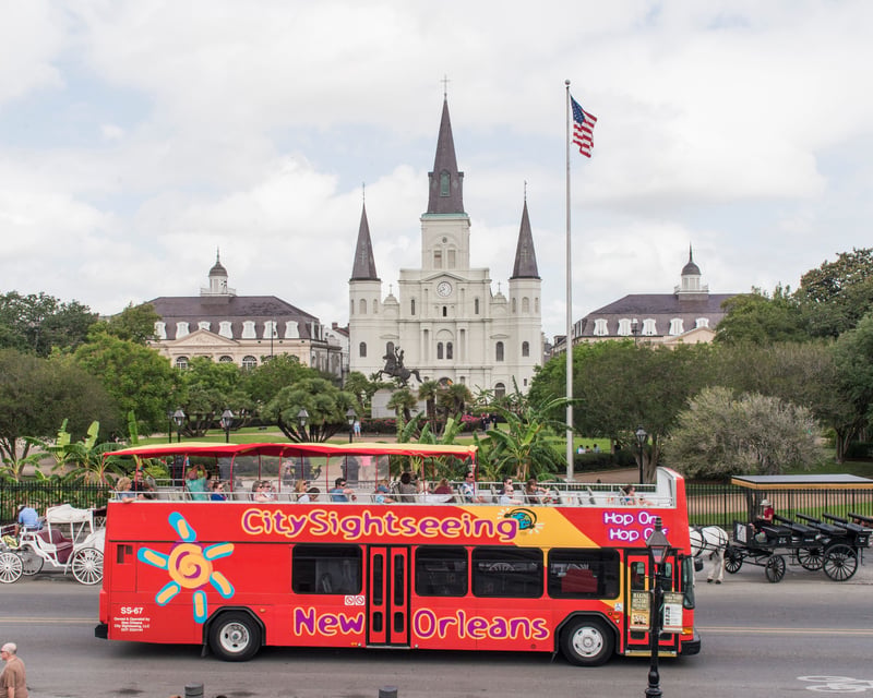 1-Day Hop-On Hop-Off Open-Top Bus Tour in New Orleans