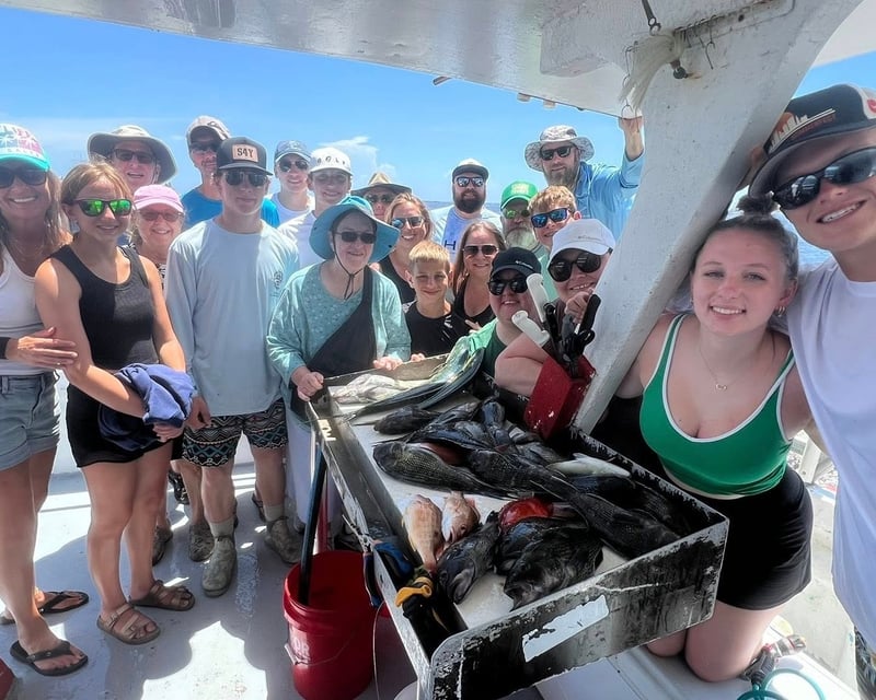 Deep Sea Party Boat Fishing for Snapper & Grouper in Stuart