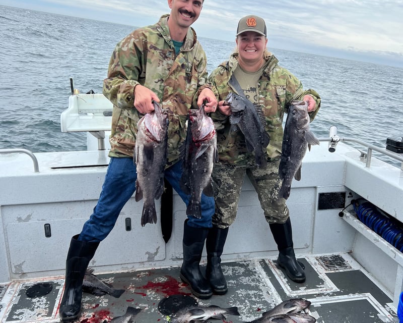 Lingcod & Rockfish Guided Fishing Charter in Homer